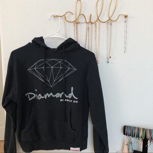 diamond navy blue hoodie